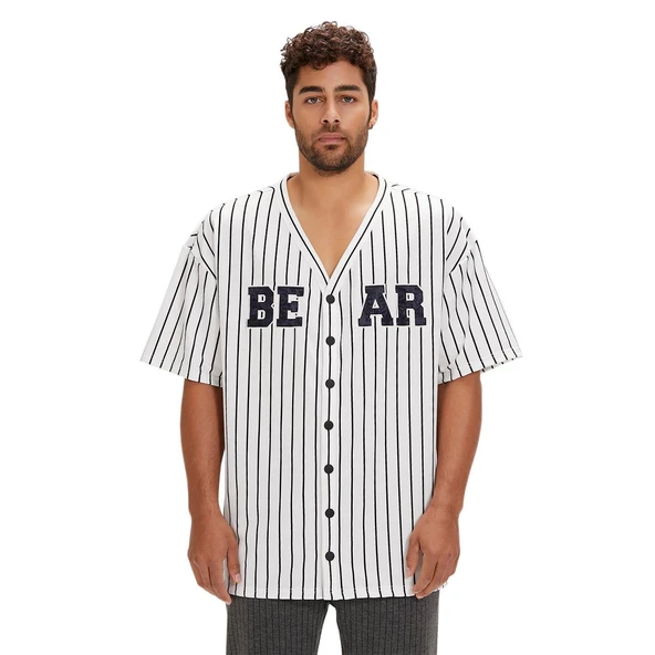 Bad Bear 24.01.30.001 Homer Shirt Beyaz ürün görseli 1