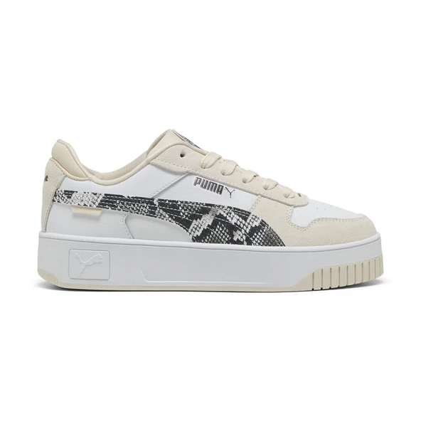 Puma 401611 Carina Street Snake Chic Spor Ayakkabı Beyaz-Siyah ürün görseli 1