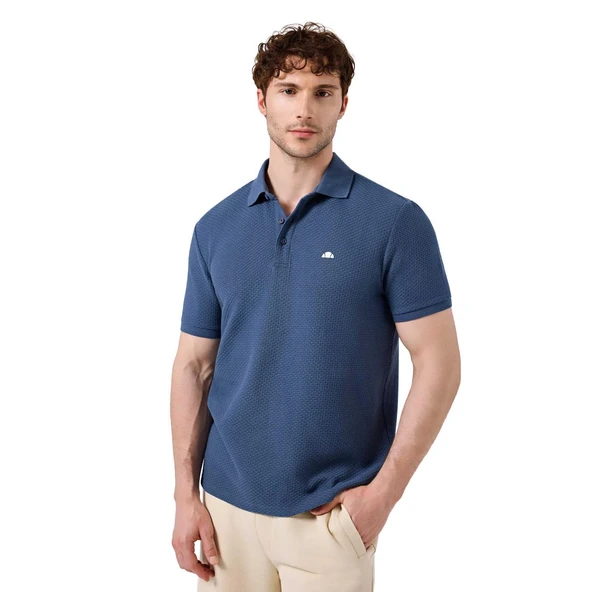 Ellesse 6SM5010 Polo Tişört Mavi - Resim 3