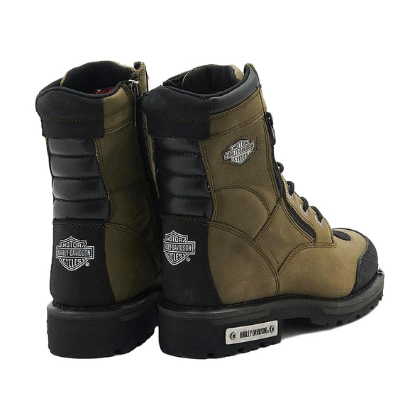 Harley Davidson Riddick 025M100552 Erkek Bot Yeşil - Resim 4