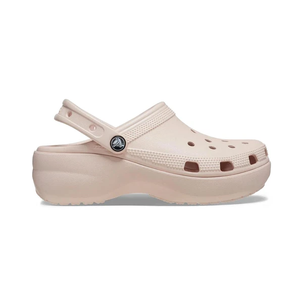 Crocs 206750 Classic Platform Clog Kadın Pembe Terlik ürün görseli 1