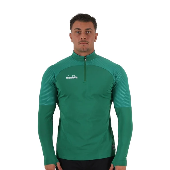 Diadora 1050113 Premium Antrenman Eşofman Üstü Yeşil ürün görseli 1