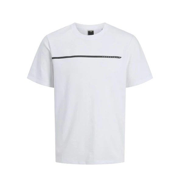 Jack & Jones 12273120 Jcofusion Full Branding Tee Ss Crew Beyaz ürün görseli 1