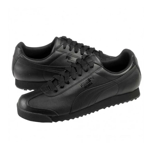 Puma 353572 Roma Basıc Ayakkabı Siyah - Resim 3