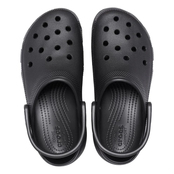 Crocs 206750 Classic Platform Siyah Clog W - Resim 4