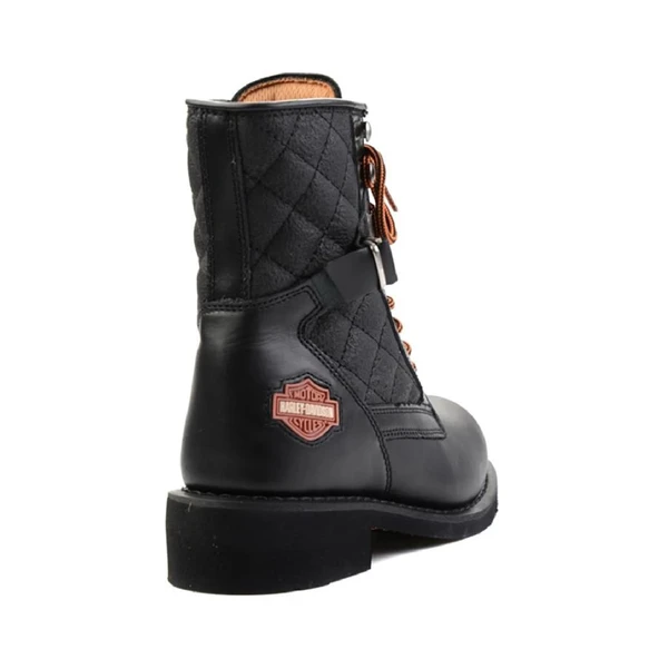 Harley Davidson New Worker Kadın Bot Siyah - Resim 3