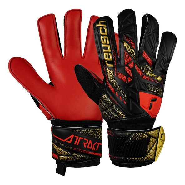 Reusch 5570515 Attrakt Solid Kaleci Eldiveni Siyah - Resim 4