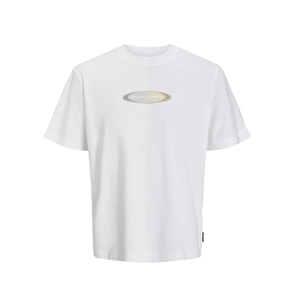 Jack & Jones 12273880 Jcopacer Branding Print Beyaz Tişört ürün görseli 1