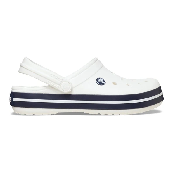 Crocs 11016 Crocband Unisex Beyaz-Lacivert Terlik ürün görseli 1