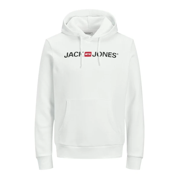 Jack & Jones 12137054 Jejcorp Sweat Hood Noos Beyaz ürün görseli 1