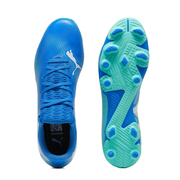 Puma 107939 Future 7 Play Fg/Ag Krampon Mavi - Resim 4