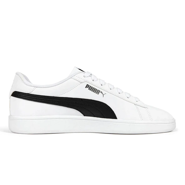 Puma 392336 Smash 3.0 Buck Spor Ayakkabı Beyaz-Siyah ürün görseli 1