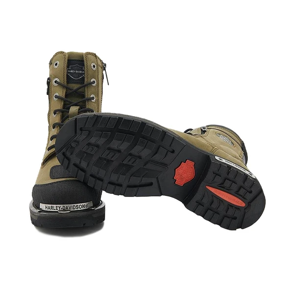 Harley Davidson Riddick 025M100552 Erkek Bot Yeşil - Resim 5