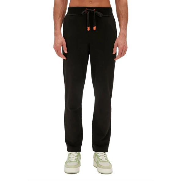 Bad Bear 230214001 Plain Sweat Pantolon Siyah ürün görseli 1
