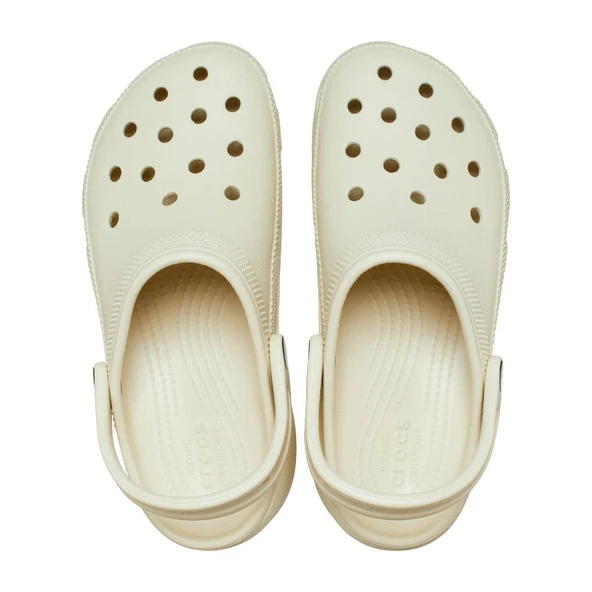 Crocs 206750 Classic Platform Kemik Clog W - Resim 4