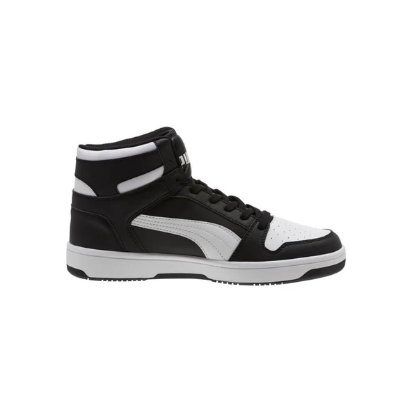 Puma 369573 Rebound Lay Up Sl Spor Ayakkabı Siyah-Beyaz ürün görseli 1