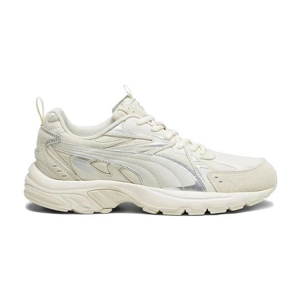 Puma 393489 Milenio Tech Suede Spor Ayakkabı Krem ürün görseli 1