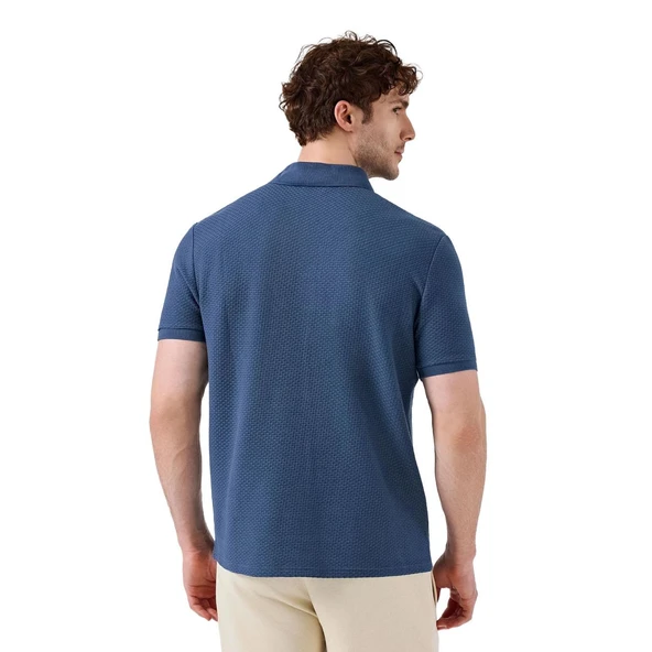 Ellesse 6SM5010 Polo Tişört Mavi - Resim 2