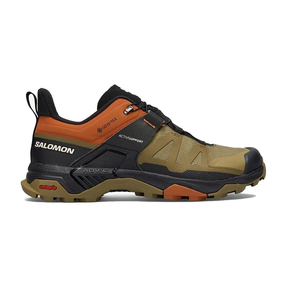 Salomon L47685200 X Ultra 4 GTtx Outdoor Ayakkabı Yeşil-Kahve ürün görseli 1