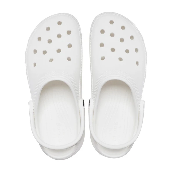 Crocs 206750 Classic Platform Beyaz Clog W - Resim 4