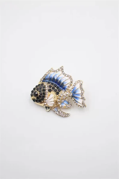 Balık Broş - Mavi ürün görseli 1