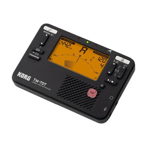 Korg TM70T-BK Metronom & Akort Aleti | Nefeli ve Yaylılar İçin Üst Düzey Akort ve Ritim Eğitim Aracı ürün görseli 1