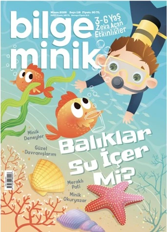 Bilge Minik Dergi Nisan 2026 (3-6 yaş) ürün görseli 1