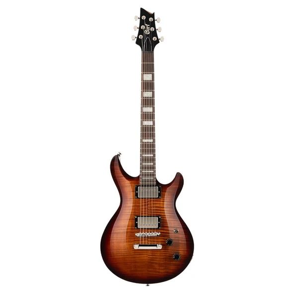 Cort M600 TSB Elektro Gitar - Tobacco Sunburst | Çift Kesik Gövde, Klasik Tasarım ve Profesyonel Tonlar ürün görseli 1