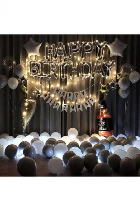 Beysüs Viskili Kadehli Yetişkin Doğum Günü Happy Bırthday Seti ürün görseli 1