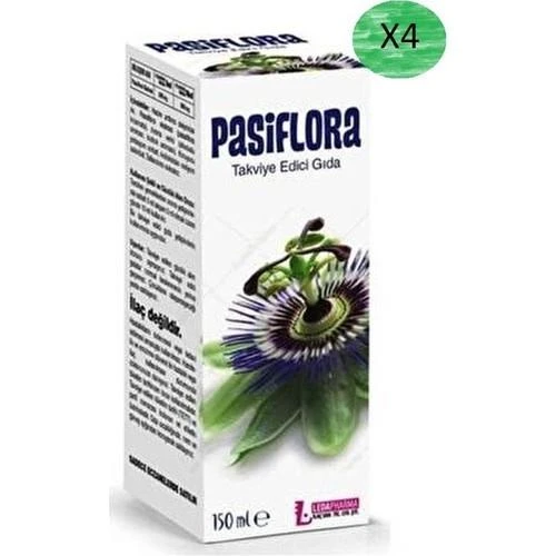 Ledapharma Passiflora Şurup 150 Ml 4'Lü PAKET (SKT:11/2027) ürün görseli 1