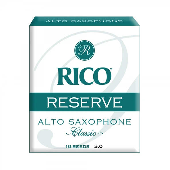 D'Addario RJR1030 Rico Reserve Alto Saksafon Kamışı No: 3.0 (Profesyonel) - 10'lu Paket | Tutarlı Performans ve Sıcak Ton Karakteri ürün görseli 1