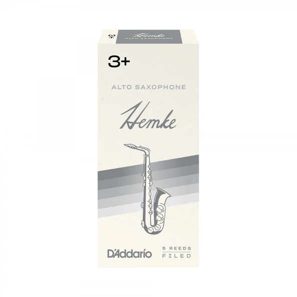 D'Addario RHKP5ASX305 Rico Hemke Alto Saksafon Kamışı No: 3.0+ (Profesyonel) - 5'li Paket | Kısa Vamp, Sıcak Alt Tonlar ve Zengin Rezonans ürün görseli 1