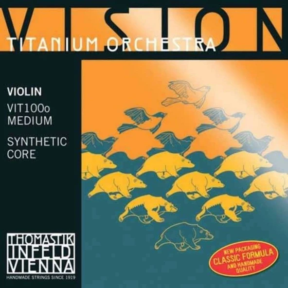 Thomastik VIT100o Vision Titanium Orchestra Keman Teli | Profesyonel Orkestra Performansı İçin İdeal ürün görseli 1