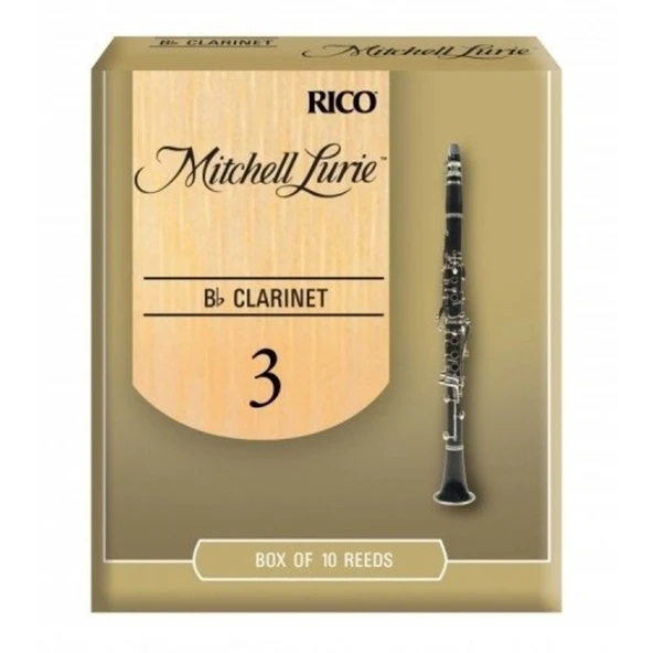 D'addario Rml10bcl300 Mitchell Lurie Bb Klarnet Kamışı - No: 3.0 (profesyonel - 10'lu Paket) | Dosyasız (unfiled) Kesim, Dengeli Direnç Ve Kararlı Ton Yapısı, Senfonik Ve Oda Müziği İçin İdeal | Uyum: ürün görseli 1