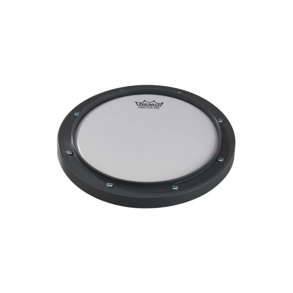 REMO RT-0008-00 Practice Pad Coated (8" Gri) | Trampet Hissi Veren Çalışma Pedi ürün görseli 1