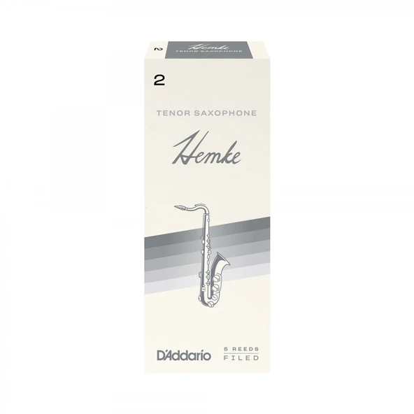 D'Addario RHKP5TSX200 Frederick Hemke Tenor Saksafon Kamışı No: 2.0 (Profesyonel) - 5'li Paket | Kısa Vamp, Fransız Kesim (Filed) ve Koyu/Zengin Tını ürün görseli 1