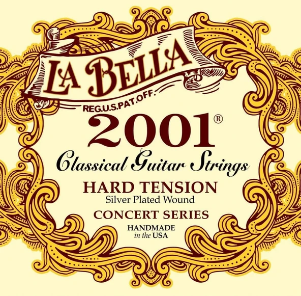La Bella 2001H Klasik Gitar Teli (Hard Tension) | Konser Serisi Güçlü Ses ürün görseli 1