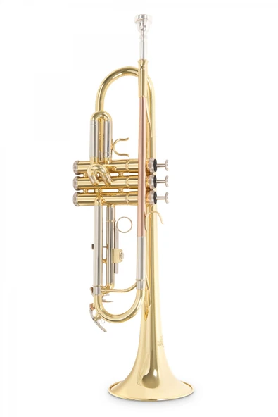 Roy Benson TR-202 Trompet | Sarı Pirinç Standart Bb Trompet ürün görseli 1