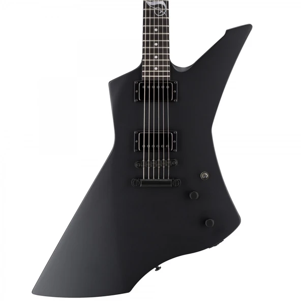 Esp Ltd Lsnakebyteblks James Hetfield Snakebyte - Black Satin (premium - Signature Seri) | Emg Jh "het" Set Aktif Manyetikler, Maun Sap Ve Gövde, Ltd Kilitli Burgular | Ölçüler: 648 Mm Skala Uzunluğu ürün görseli 1