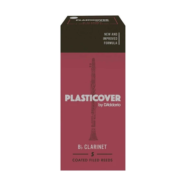 D'Addario RRP05BCL350 Rico Plasticover Bb Klarnet Kamışı No: 3.5 (Profesyonel) - 5'li Paket | Latin ve Caz İçin Keskin Ton, Yüksek Dayanıklılık ürün görseli 1