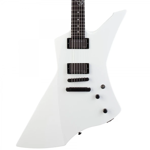 ESP LTD LSNAKEBYTESW James Hetfield Signature Snakebyte (Snow White) | Beyaz Yılan Explorer Tarzı ürün görseli 1