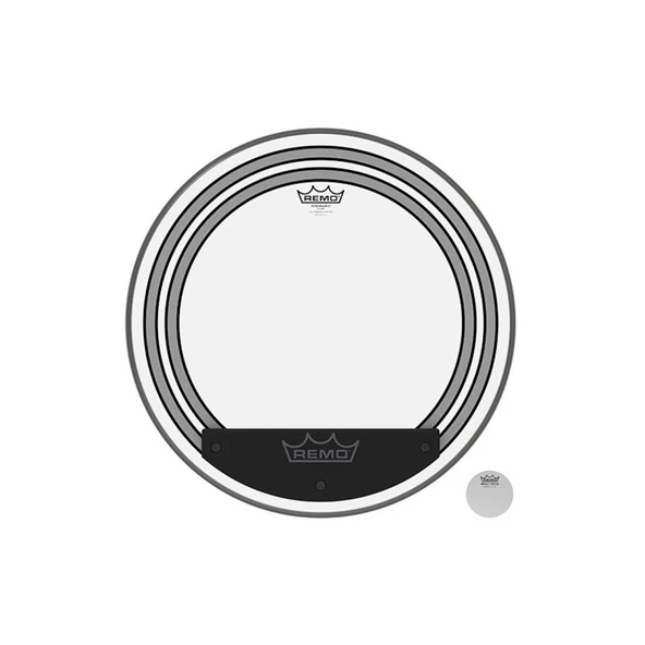 REMO PW-1320-00 Powersonic Clear Kick Derisi (20") | Dahili Yastıklama Sistemi ürün görseli 1