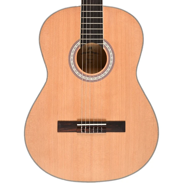 Miguel Angela MA2-N Klasik Gitar - Naturel (Başlangıç/Orta - Eğitim Serisi) | Ladin Üst Kapak, Ihlamur Arka ve Yanlar, Naturel Mat Bitiş, Dengeli Ton Yapısı | Uyum: 4/4 (Tam Boy) Standart ürün görseli 1