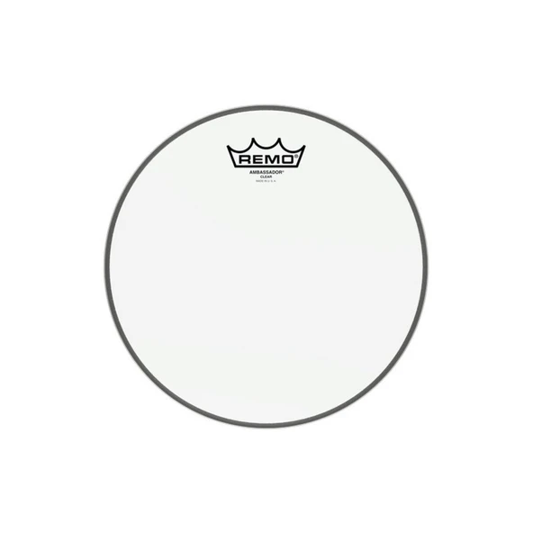 REMO BA-0310-00 Ambassador Clear Davul Derisi (10") | Şeffaf Parlak Tom Sesi ürün görseli 1
