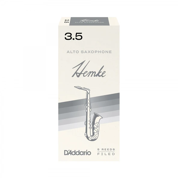 D'Addario RHKP5ASX350 Hemke Alto Saksafon Kamışı No: 3.5 (Profesyonel) - 5'li Paket | İleri Seviye Profesyonel Kontrol ve Güçlü Projeksiyon ürün görseli 1