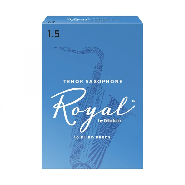 D'Addario RKB1015 Royal Tenor Saksafon Kamışı No: 1.5 (Başlangıç/Eğitim) - 10'lu Paket | Öğrenci Dostu Yapı, Kolay Ses Üretimi ve Net Tonlar ürün görseli 1