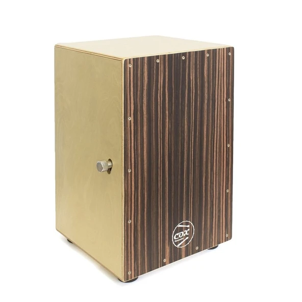 Cox DKS6MK-M Cajon | Akustik Ritim Kutusu Flamed Maple Ön Kapak ürün görseli 1