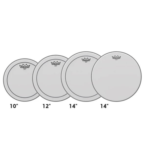 REMO PP-0110-PS ProPack Pinstripe Clear (10-12-14 + 14) | Rock Seti Tom ve Trampet Derileri ürün görseli 1
