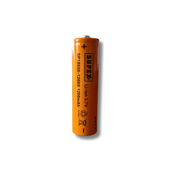 Belirtilmemiş SP-18650-1200 3.7V 1200MAH Li-Ion Pil Başlıklı ürün görseli 1