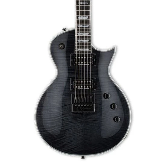 ESP LTD LEC1000ETFMSTBLK EC-1000 Evertune Elektro Gitar (See Thru Black) | Asla Akort Kaçırmayan Evertune Köprü ürün görseli 1